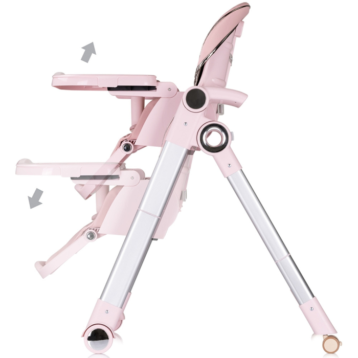 Scaun de masa Chipolino Super Chef 2 in 1 pink marshmallow [5]