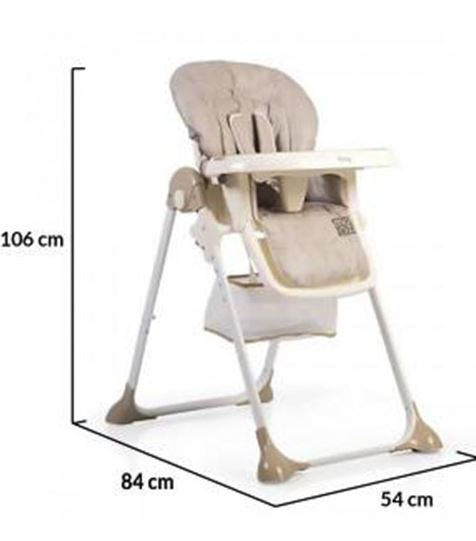 Scaun de masa copii Cangaroo Hunny Beige [5]