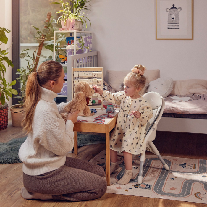 SCAUN DE MASA KINDERKRAFT DINNLY, GREY [4]