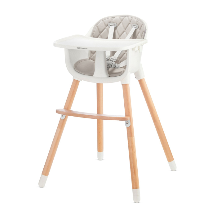 SCAUN DE MASA KINDERKRAFT SIENNA, 2 IN 1, GREY [4]