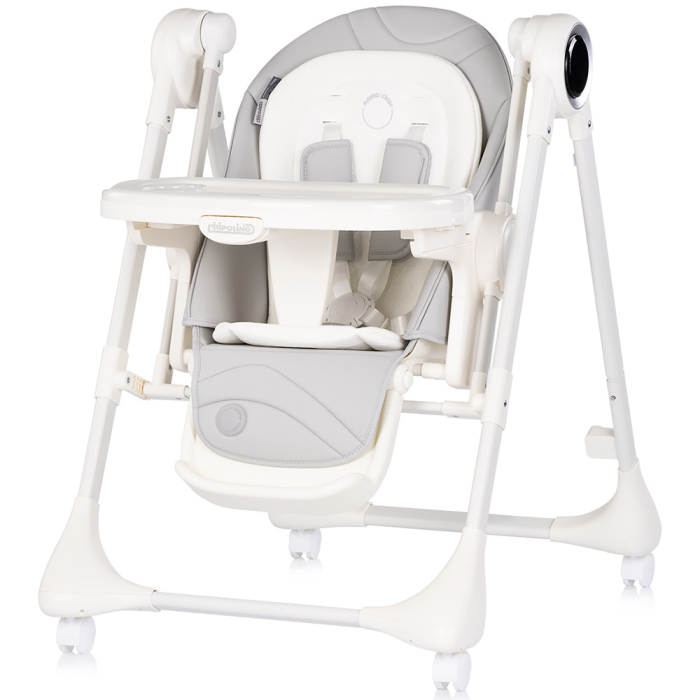 Scaun de masa si leagan electric Chipolino Master Class 2 in 1 cashmere [2]