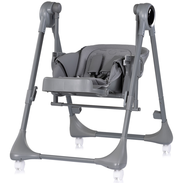 Scaun de masa si leagan electric Chipolino Master Class 2 in 1 charcoal [3]