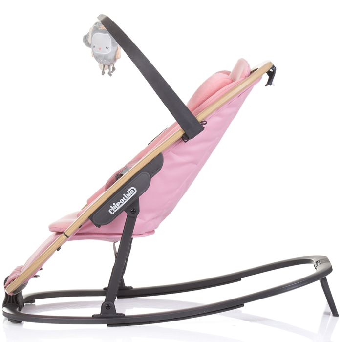 Scaunel balansoar Chipolino Senso pink marshmallow wood [4]