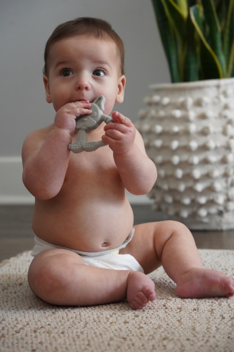 SET 2 JUCARII DENTITIE SILICON MELII MODEL BULLDOG + PISICA [4]