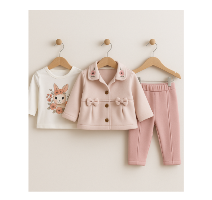 Set 3 piese, cu paltonas, Iepuras [2]