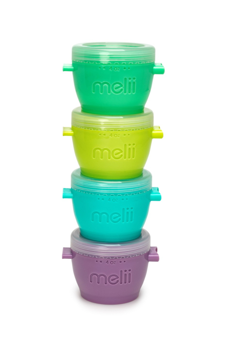 SET 4 RECIPIENTE PLASTIC SNAP&GO, MELII, 118 ML [6]
