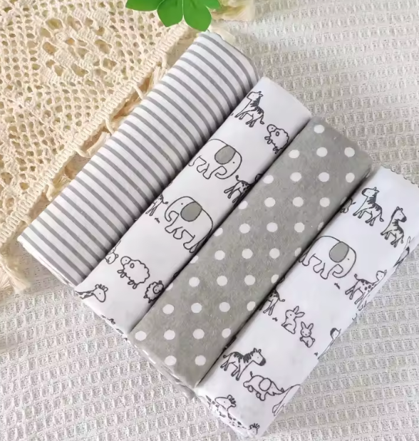 Set 4 scutece, Bumbac, Gri [2]