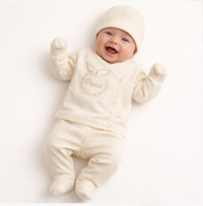 Set 5 piese, Bumbac organic 100%, Print [2]