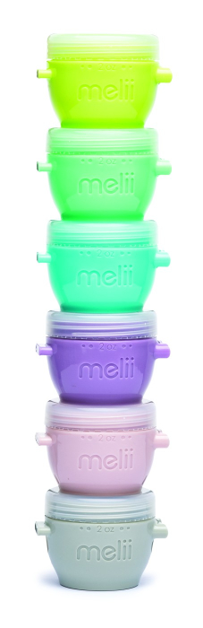 SET 6 RECIPIENTE SILICON SNAP&GO, MELII, 59 ML [4]