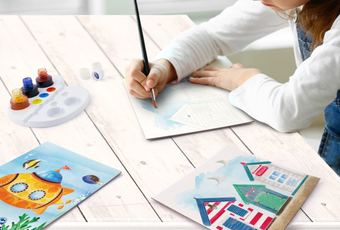 SET DESEN AS ART ACUARELA PEISAJ MARIN [3]