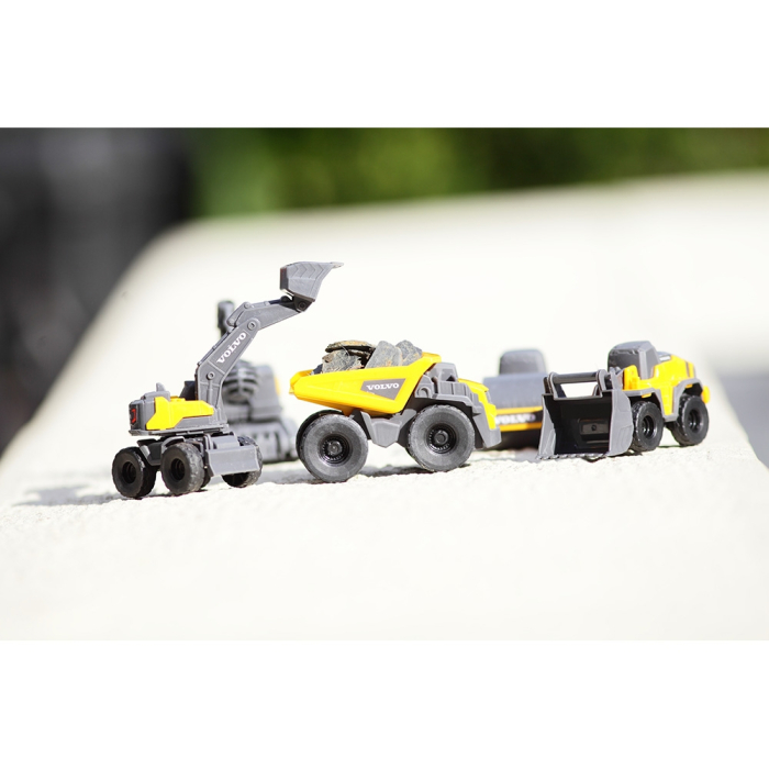 Set Dickie Toys Volvo Micro Workers 9 cm cu 5 vehicule [13]