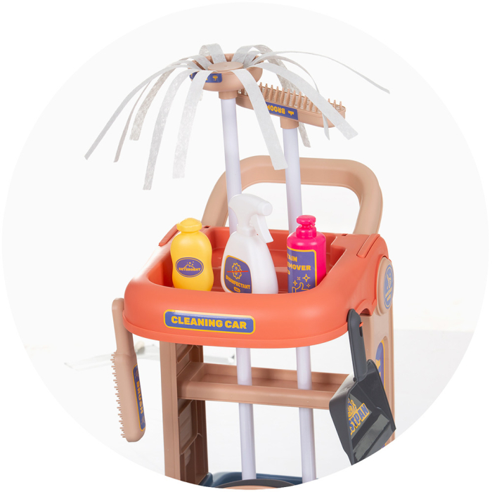 Set jucarie Chipolino Cleaning Cart cu 35 accesorii [5]