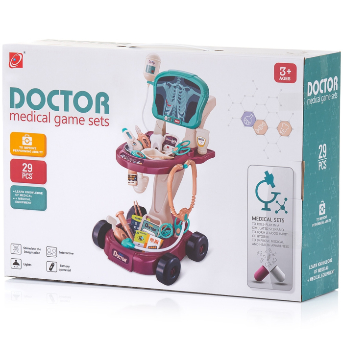 Set jucarie Chipolino Doctor cu lumini si 29 accesorii [10]