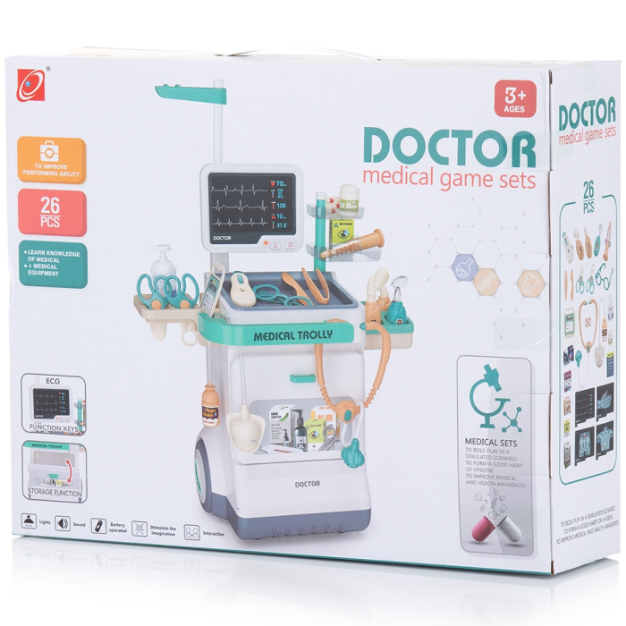 Set jucarie Chipolino Doctor cu lumini, sunete si 26 accesorii [9]
