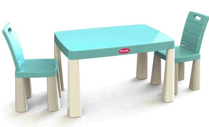 Set masa copii si scaune MyKids 04680/7 Turqoise [2]