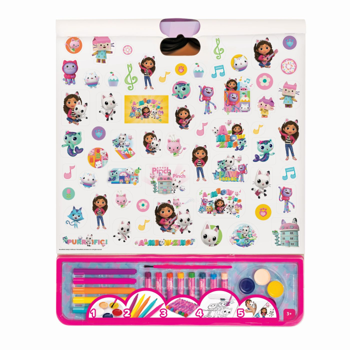 SET PENTRU DESEN GIGA BLOCK 5 IN 1 GABBY DOLLHOUSE [4]