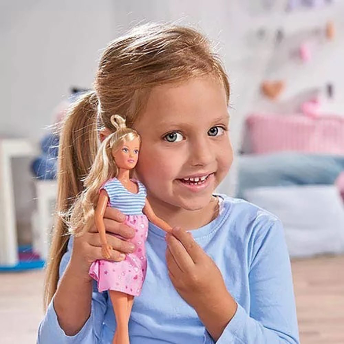 Set Simba Steffi Love Welcom Surprise Family papusa Steffy 29 cm, papusa Kevin 29 cm, papusa Evi 12 cm si accesorii [5]