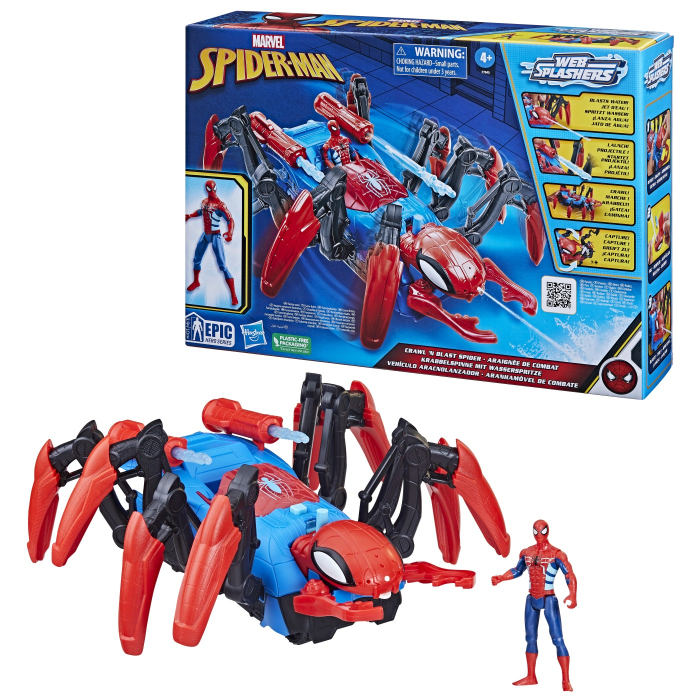 SPIDERMAN SET DE JOACA CRAWL N BLAST [5]