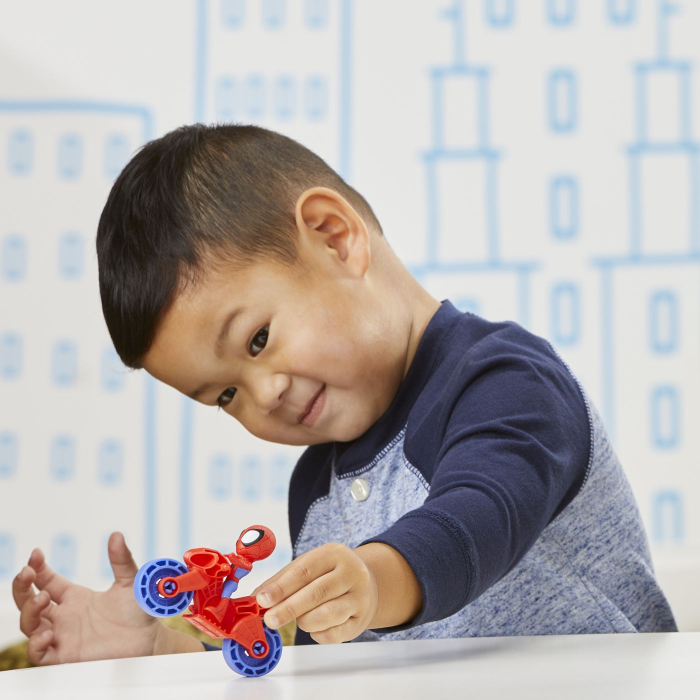 SPIDERMAN SET MOTOCICLETA SI FIGURINA SPIDEY 6CM [3]