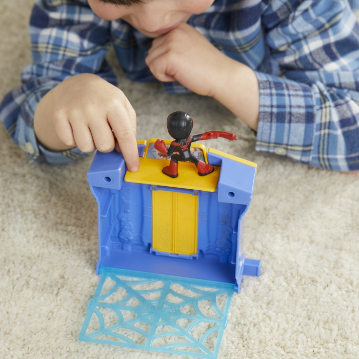 SPIDEY PRIETENII EXTRAORDINARI CITY BLOKS SET DE CONSTRUCTIE BANCA [5]