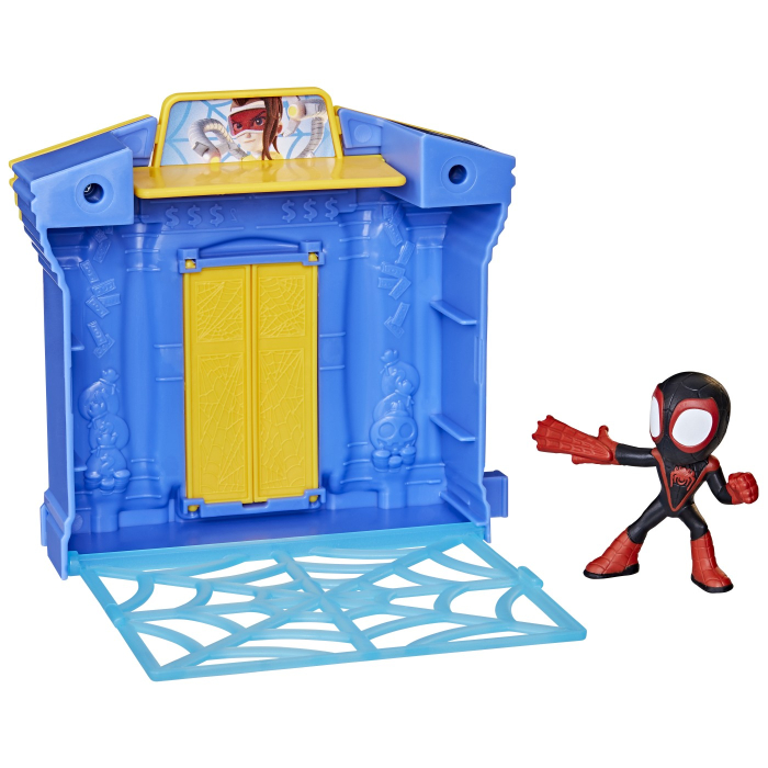 SPIDEY PRIETENII EXTRAORDINARI CITY BLOKS SET DE CONSTRUCTIE BANCA [2]