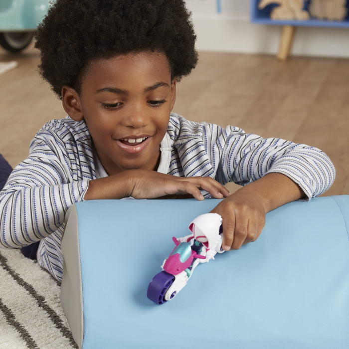 SPIDEY PRIETENII EXTRAORDINARI SET MOTOCICLETA SI FIGURINA GHOST SPIDER 10CM [3]