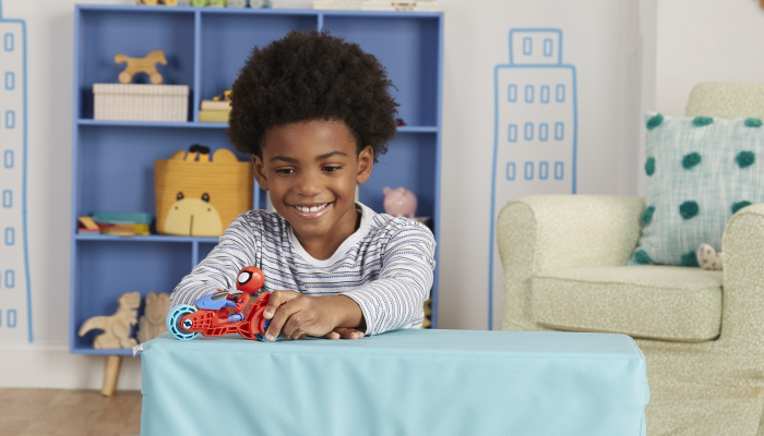 SPIDEY PRIETENII EXTRAORDINARI SET MOTOCICLETA SI FIGURINA SPIDEY 10CM [4]