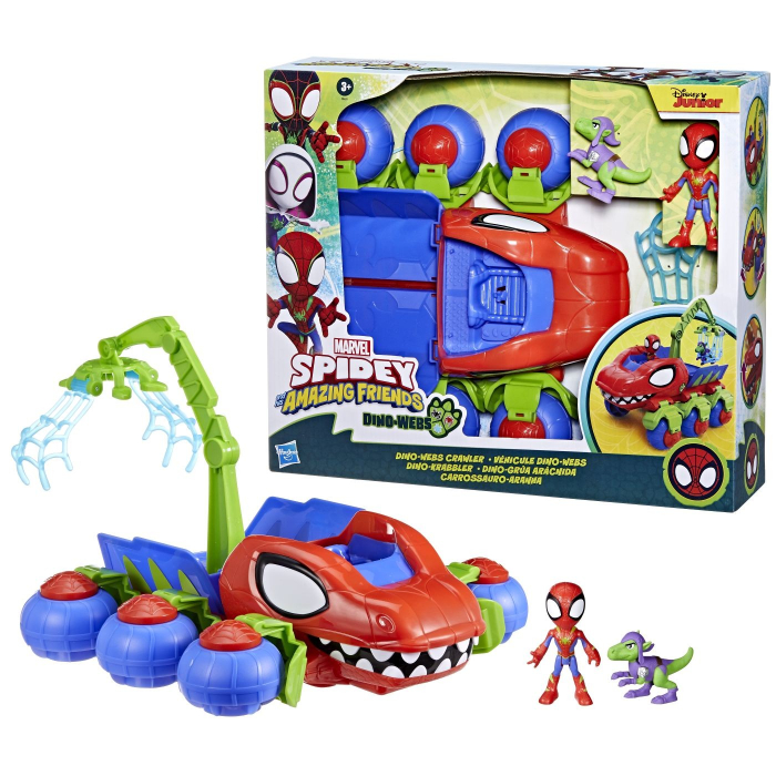 SPIDEY SI PRIETENII LUI UIMITORI MARVEL VEHICUL DINO WEBS CRAWLER [4]