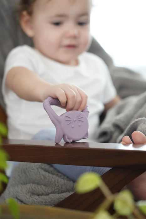 SET 2 JUCARII DENTITIE SILICON MELII MODEL UNICORN+PISICA [4]