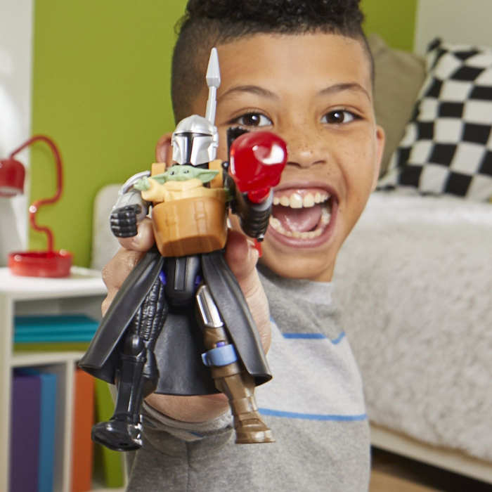 STAR WARS MIX MASHERS DELUXE SET FIGURINA MANDALORIAN AND GROGU 12CM SI ACCESORII [4]