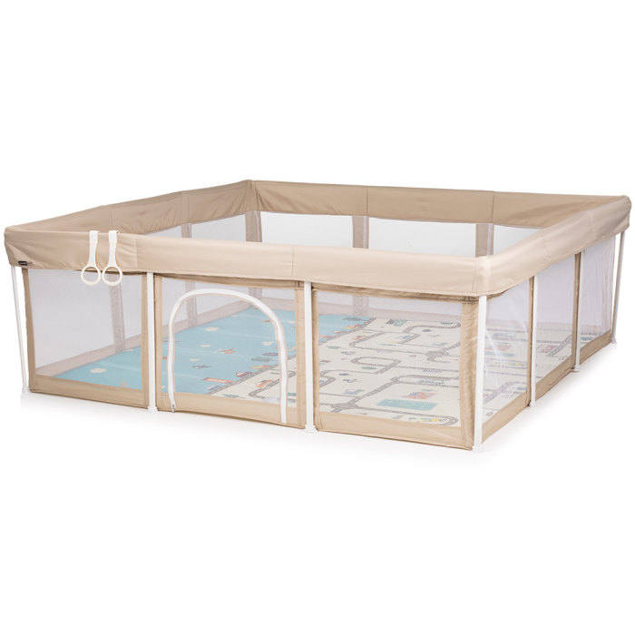 Tarc de joaca Chipolino Easy 180x180 cm beige [2]
