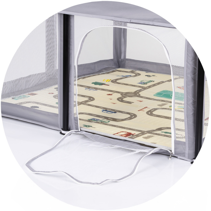 Tarc de joaca Chipolino Easy 180x180 cm grey [4]