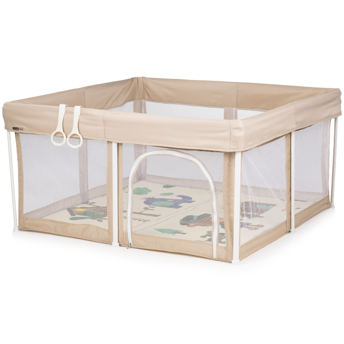 Tarc de joaca Chipolino Vibe 120x120 cm beige [2]