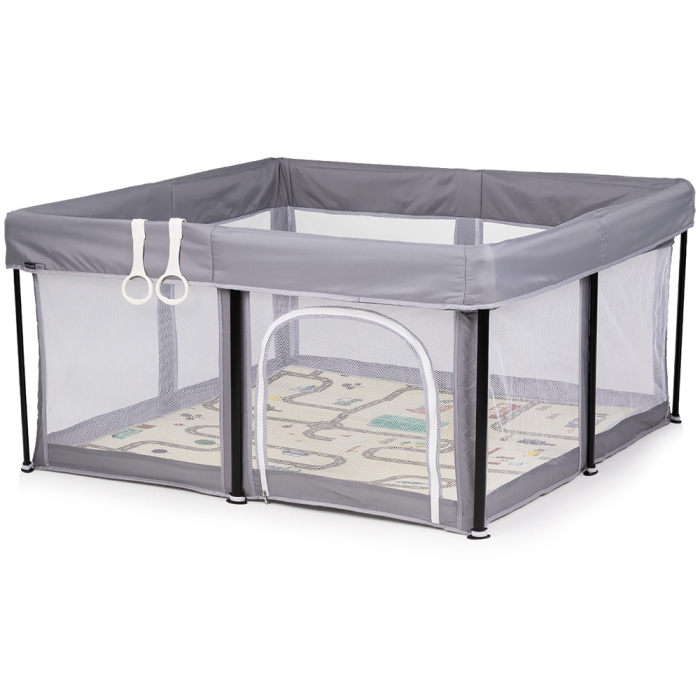 Tarc de joaca Chipolino Vibe 120x120 cm grey [2]
