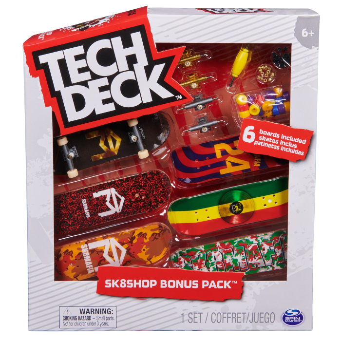 TECH DECK PACHET 6 PIESE CU ACCESORII FINGERBOARD SK8MAFIA [1]