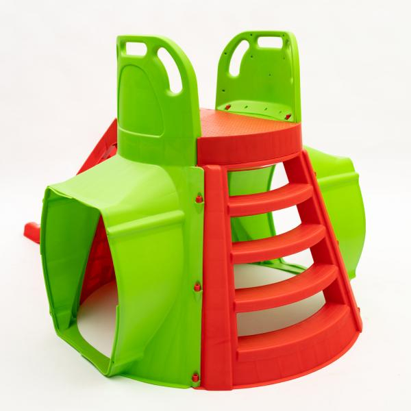 Tobogan cu tunel MyKids 01470/13 GREEN/RED [2]