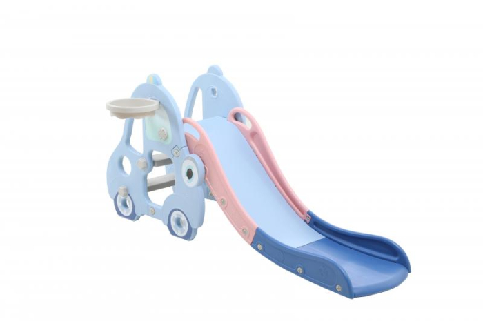 Tobogan MyKids masina cu cos de baschet OM002 Roz [2]