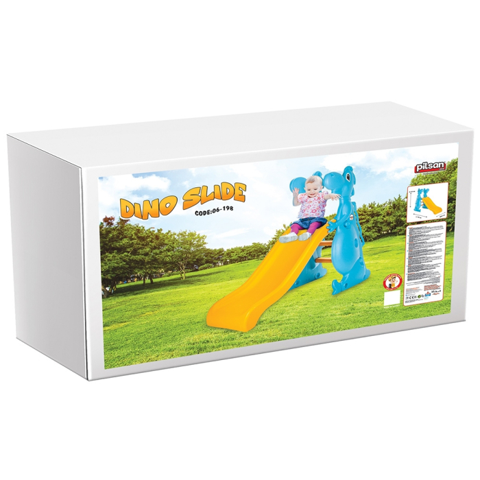 Tobogan Pilsan Dino Slide yellow blue [3]