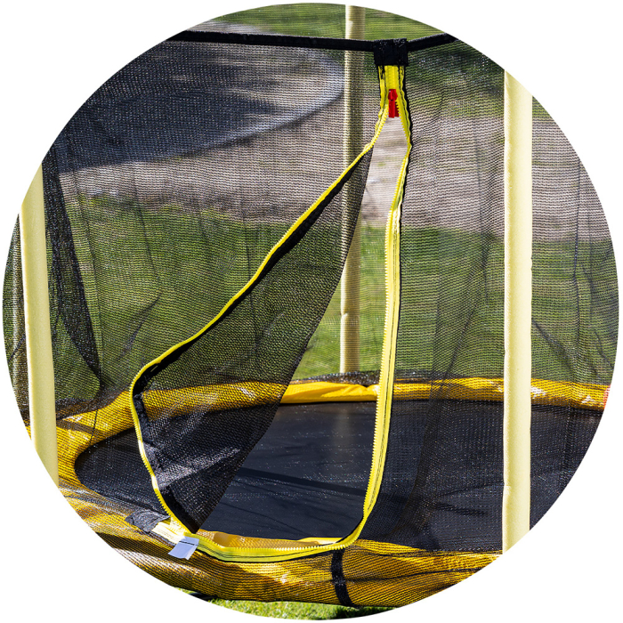 Trambulina Chipolino Sporty 140 cm cu cos baschet yellow [3]
