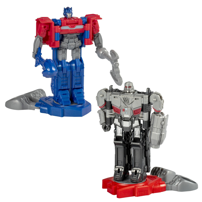 TRANSFORMERS ONE SET 2 FIGURINE OPTIMUS PRIME SI MEGATRON [2]