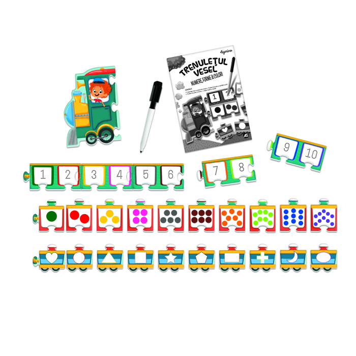 TRENULETUL VESEL NUMERE FORME CULORI [2]