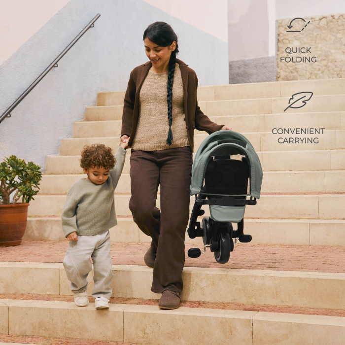 TRICICLETA KINDERKRAFT JAZZ 2, GREEN [2]