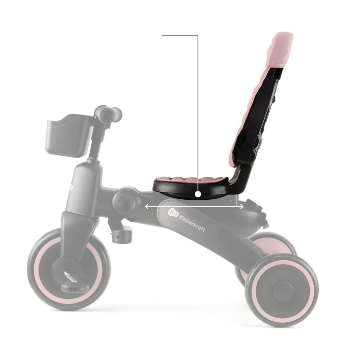 TRICICLETA KINDERKRAFT JAZZ 2, PINK [6]