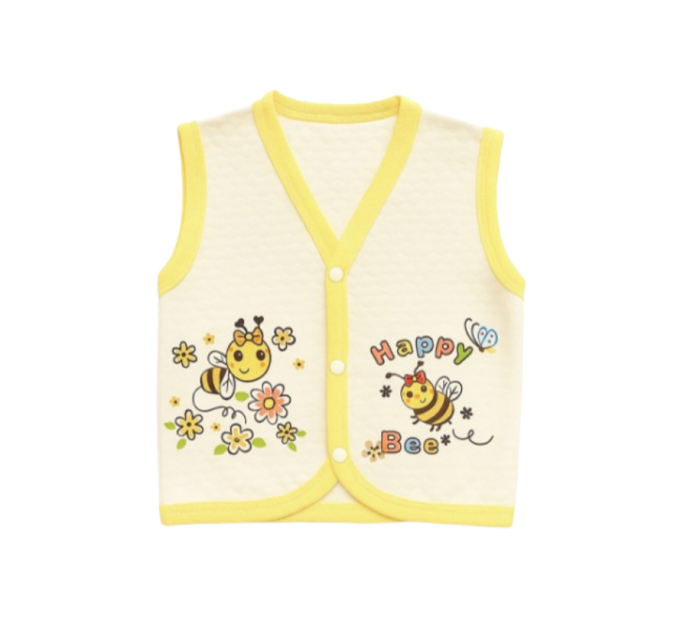 Vestă pentru bebeluși, matlasata, Galben [1]