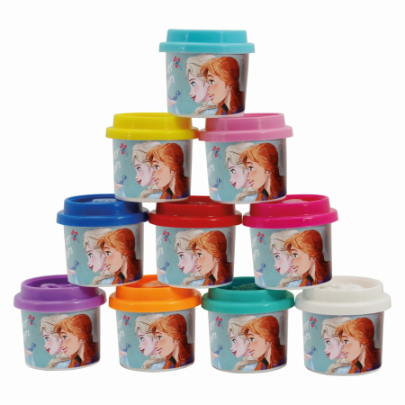 10 BORCANASE DE PLASTILINA FROZEN IN PUNGA DE PLASTIC [1]