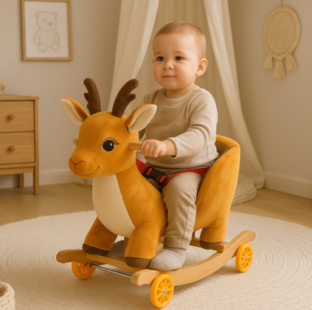 Balansoar, 2 in 1, Functie de mergator, Caprioara [1]