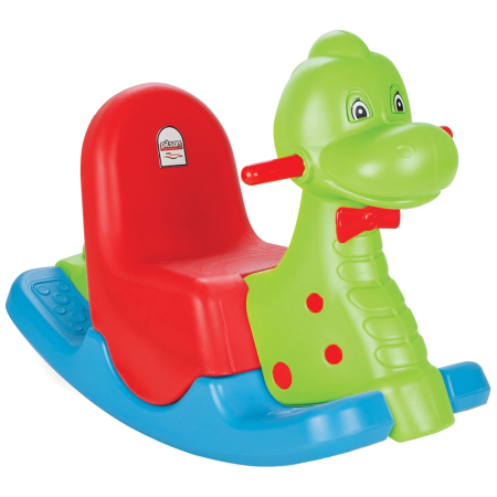 Jucarii - Balansoar pentru copii Pilsan Happy Dino green