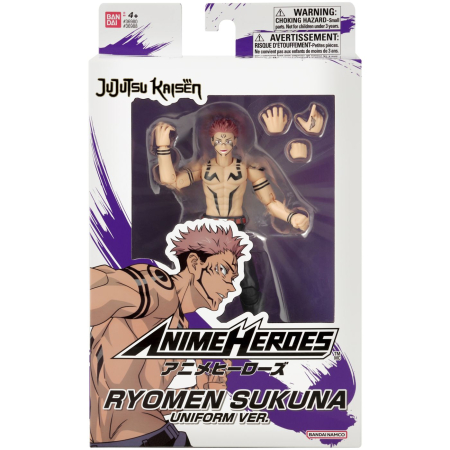 Jucarii - BANDAI FIGURINA ANIME HEROES JUJUTSU KAISEN RYOMEN SUKUNA UNIFORM VER 17CM