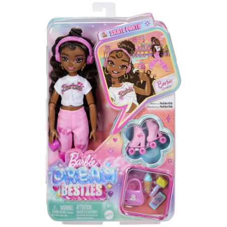 Papusi, plusuri, zane si figurine - BARBIE DREAM BESTIES PAPUSA BARBIE BROOKLYN PETRECERE PE ROLE
