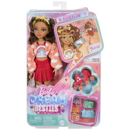 Papusi, plusuri, zane si figurine - BARBIE DREAM BESTIES PAPUSA TERESA CU ROLE